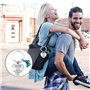 NyxSeat Lot de 2 porte-clés papillon, porte-clés inspirants pour femmes, cadeaux d'encouragement, porte-clés en acier inoxydable