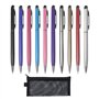 Lot de 10 stylets avec 1 étui à stylo