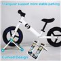 VireEyU Support de Parking Réglable pour Vélos et Trottinettes, Présentoir pour Vélos d'Enfants, Support de Vélo Universel