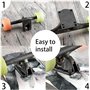POFET Lot de 2 élévateurs universels pour skateboards, longboards, rehausseurs de 1,27 cm - 1/4" - 1/8"