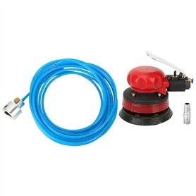 Ponceuse Pneumatique à Eau 5" Kit de Meulage à l'Eau de Polisseuse Pratique avec Joint d'Admission et Conduite d'Eau SY-8127