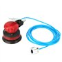 Ponceuse Pneumatique à Eau 5" Kit de Meulage à l'Eau de Polisseuse Pratique avec Joint d'Admission et Conduite d'Eau SY-8127