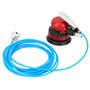 Ponceuse Pneumatique à Eau 5" Kit de Meulage à l'Eau de Polisseuse Pratique avec Joint d'Admission et Conduite d'Eau SY-8127