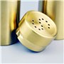 ANCLLO Lot de 2 flacons en acier inoxydable de style simple pour assaisonnement, sel, poivre, épices, assaisonnement, ustensiles