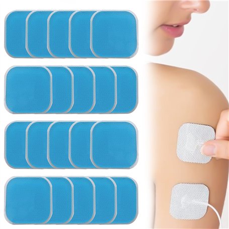 Actsime Lot de 5 kits de rechange (20 pièces) de coussinets en gel compatibles avec les appareils Beurer EM 59 Heat