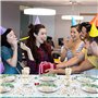 Assiette Jetable 126 pcs vaisselle,Thème des animaux de la jungle, anniversaire adulte ou enfant, 1 an garcon, 20 convives.