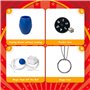 Kit de Magie pour Enfants, Jeux de Tours de Coffret Magie Costume de Rôle Magique pour Filles et Garçons, Tours de Magie Faciles