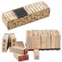 ZDNT Lettres Alphabet Timbres Set