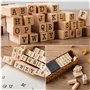 Alphabet Lettre Timbres en Bois