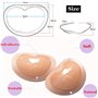 Nanxin 2pcs Rembourrage de Soutien-Gorges en Silicone Souple pour Maillots de Bain et, Auto-Adhésif Coussinets Amovibles