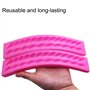 OFKPO Lot de 2 Coque en Silicone Fondant Twist Corde Moules, Fritter-Shaped, Twist Corde, Pâte à Sucre Ustensiles de Cuisine Déc
