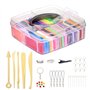 32 Couleurs Pâte À Modeler Non Toxique DIY Pâte Craft Kit Outils de Modélisation