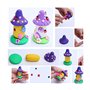 Xrten Pâte Polymère, 32 Couleurs Pâte À Modeler Non Toxique DIY Pâte Craft Kit Outils de Modélisation, L'accessoire
