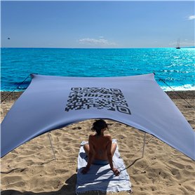 Tente de Plage Anti UV 2024 Ibiza KliKil matériaux de Haute qualité renforcements et améliorations notables - abri de Plage UPF5