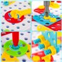 Wisplye Jouet Mosaique Enfant, 237 Pcs Jeu de Construction 3D Puzzle Bricolage Educatif, Créatif Jeux de Société Valise Avec Per