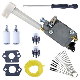 Realman 308054093 WT-1086 Kit de Reconstruction de carburateur avec Outil de réglage du carburateur et brosses à Aiguilles de Ne