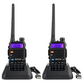 Retevis RT5R Talkie Walkie Double Bande Radio