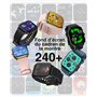 LLKBOHA Montre Connectée Femme avec Appel Bluetooth, 1.85" Smartwatch Moniteur de Sommeil Cardiofréquencemètre, Charge Rapide, L