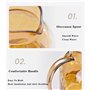 Pichet en Verre de 1.8 Litre avec Couvercle Carafe Verre avec Couvercle Carafe en Verre pour Eau thé glacé/vin/café/Lait/jus Car