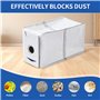 19 pièces ensemble d'accessoires pour Ecovacs Deebot T30S Pro/ T30S, 1 brosse principale en caoutchouc, 4 filtres HEPA, 6 sacs à