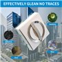 12 Pièces pour Ecovacs Winbot W1 / W1 Pro / W2 / W2 Omni Tampons de Nettoyage pour robots de nettoyage de vitres, Tampons de Rem