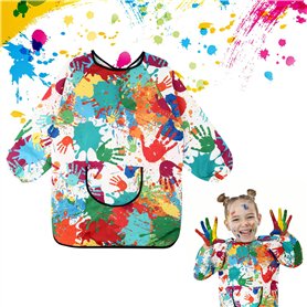 BUCOMTU Tablier Peinture Enfant 7-12 Ans