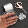 0,8 mm x 200 M Fil Nylon, Fil de Pêche Fort, Fil de Pêche Transparent Ultra Résistant, pour l'artisanat de Bricolage, la pêche, 
