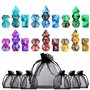 GWHOLE Lot de 42 Dés Jeux De Role Donjons et Dragons D&D Dice