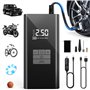 DIHOOM Compresseur à Air Portatif 45L/Min avec Batterie 6000mAh - Gonfleur Pneus Voiture Rapide
