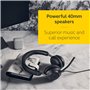 Jabra Evolve2 40 SE Casque Filaire stéréo antibruit avec Technologie d'appel à 3 Microphones et câble USB-A Certifié MS Teams Fo