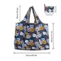 52 × 40cm Sacs à Provisions Réutilisables Sac Shopping Léger Sachet à Main pour Achats