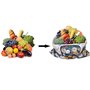 JJiaoLinin Sac à provisions pliable,52 × 40cm Sacs à Provisions Réutilisables Sac Shopping Léger Sachet à Main pour Achats, les 