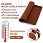 JOOTUEPO Silicone Plaque Génoises, Plaque a Génoise Tapis de Cuisson Silicone Suisse Plaque de Gâteau Roulé Antiadhésif Tapis Si