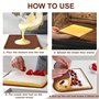 JOOTUEPO Silicone Plaque Génoises, Plaque a Génoise Tapis de Cuisson Silicone Suisse Plaque de Gâteau Roulé Antiadhésif Tapis Si