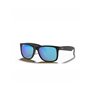 Ray-Ban Justin 4165 622/55 Lunettes de soleil pour homme Moderne Décontracté Rectangulaire Plein Frame Plastique Noir Mat Miroir