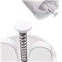 Moule à donuts, 2Pcs Portable Machines à Donuts en Plastique DIY pour Donuts Outil de Cuisine Manuel