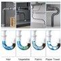 Fervalyna Furet Deboucheur Canalisation Professionnel, Furet Plomberie WC, Tige Deboucheur Canalisation, Spirale de Nettoyage de
