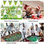 Cigrubo Lot de 10 Balles de Baby-Foot de Table, Balle de Babyfoot, Ballons de Table Baby-Foot, Jeu de Société de Football pour J