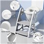 Labmilon Gris Reducteur Toilette Enfant, Marche Pied Toilette, Abattant WC Avec Reducteur Toilette Enfant, Abattant WC Enfant, R