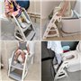 Labmilon Gris Reducteur Toilette Enfant, Marche Pied Toilette, Abattant WC Avec Reducteur Toilette Enfant, Abattant WC Enfant, R