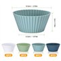 Ensemble de 24 moules à muffins en silicone - Moules en silicone sans BPA pour muffins et cupcakes - Moules à cupcakes réutilisa