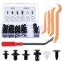 Ensemble de clips de fixation pour voiture - 6 types différents de pinces de garniture de porte et de clips en plastique pour pa