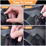 Ensemble de clips de fixation pour voiture - 6 types différents de pinces de garniture de porte et de clips en plastique pour pa
