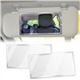 Peevisap 2 Pièces Miroir Voiture 15×8 cm