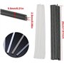Gendako 50Pcs Tiges Soudage Plastique Bâtons de Soudage ABS/PP/PVC/PE Baguette Plastique Baguette de Soudage Plastique Soudage S