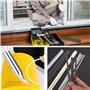Gendako 50Pcs Tiges Soudage Plastique Bâtons de Soudage ABS/PP/PVC/PE Baguette Plastique Baguette de Soudage Plastique Soudage S
