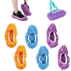 3 Paires Microfibre Poussière Mop Chaussures
