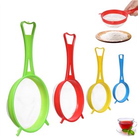 YanBous Ensemble de passoires en plastique de 4 tailles différentes (13