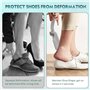 VireEyU Set de chausse-pieds – Chausse-pieds en plastique portables, flexibles et robustes pour hommes et femmes, idéal pour les