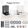 AVAENZO Accessoires pour Dreame L20 Ultra 2 Brosse Principale Rouleau 4 Chiffons 4 Filtres 6 Brosse latérale Aspirateur Pièces d